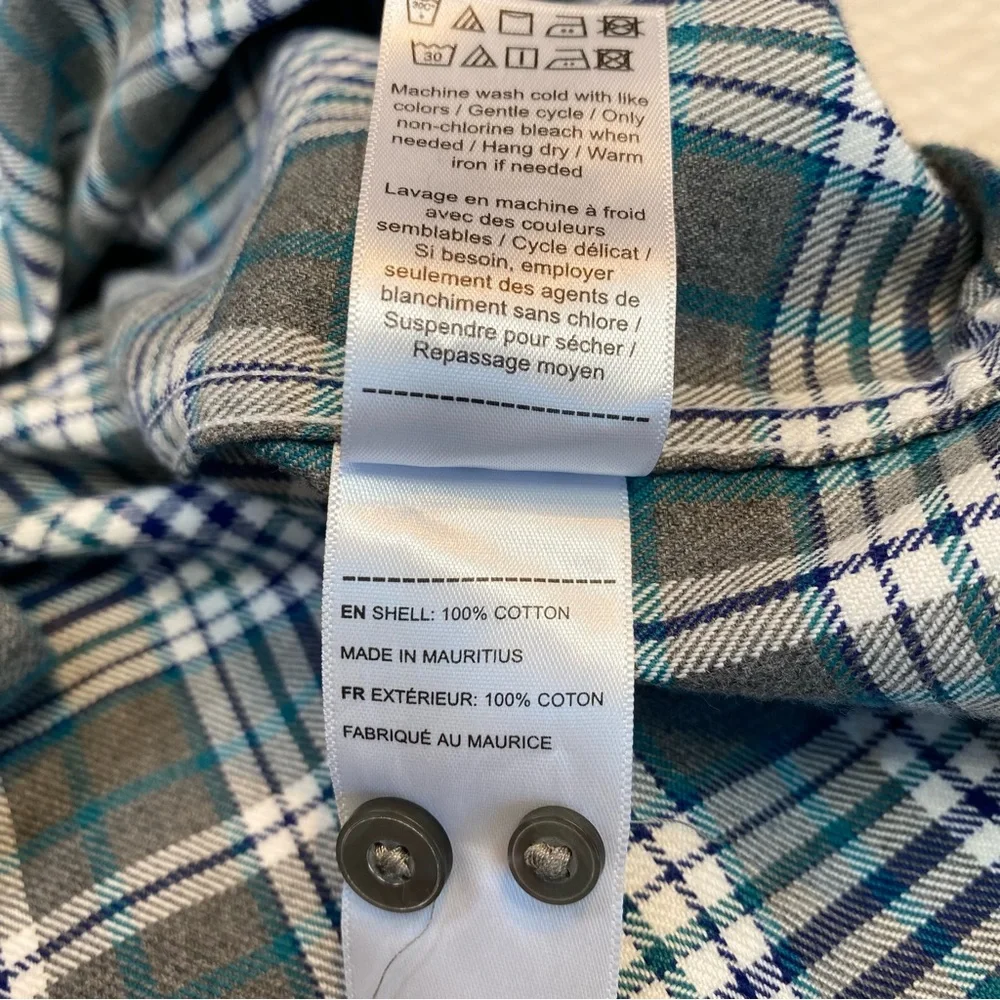 UNTUCKit Men's Quenterra Plaid Long Sleeve Button Down Shirt Size XXXL Green